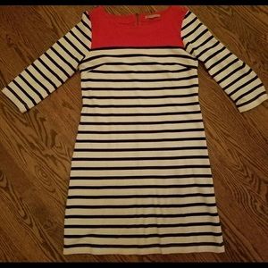 GAP color block 3/4 sleeve dress size small